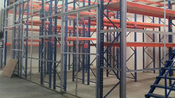 AAS Storage Solutions - Racking System With Fences